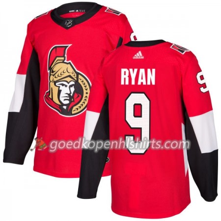 Ottawa Senators Bobby Ryan 9 Adidas 2017-2018 Rood Authentic Shirt - Mannen